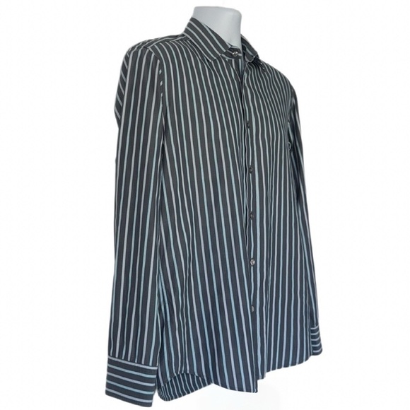 Hugo Boss Men’s Casual Button-Up Shirt – Size Medium – Striped Long Sleeve - Picture 3 of 13